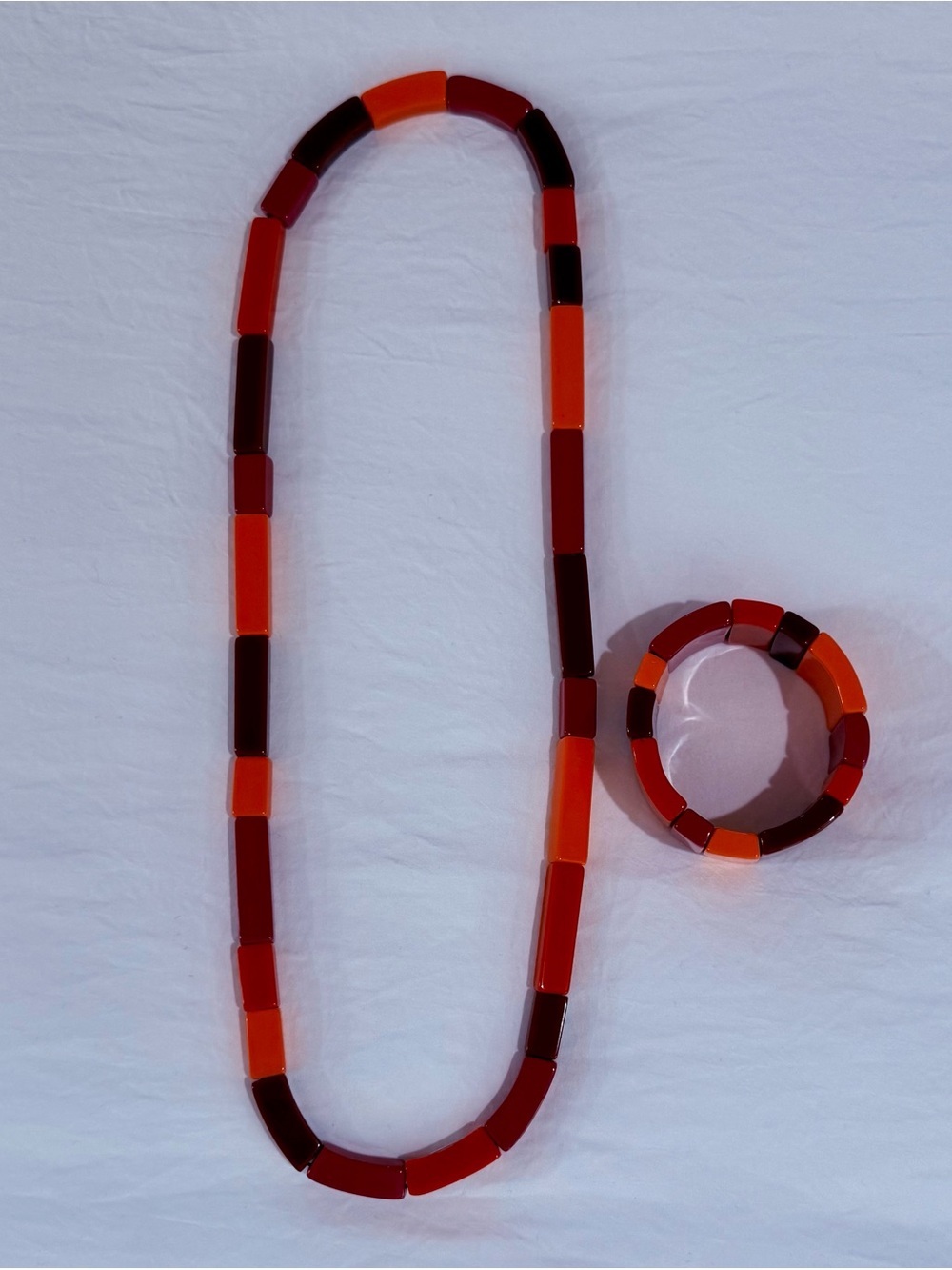 Kate Spade Saturday Block Necklace & Bracelet Set SoHo Vintage 2014 (EUC) - Picture 5 of 8